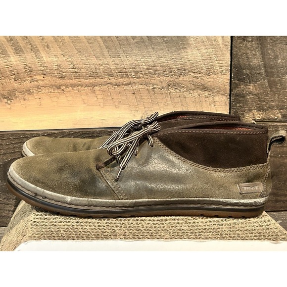Teva Cedar Canyon Chukka Ankle Boots Brown Suede Lace Up Round Toe Mens‎ 10.5 - Picture 1 of 7